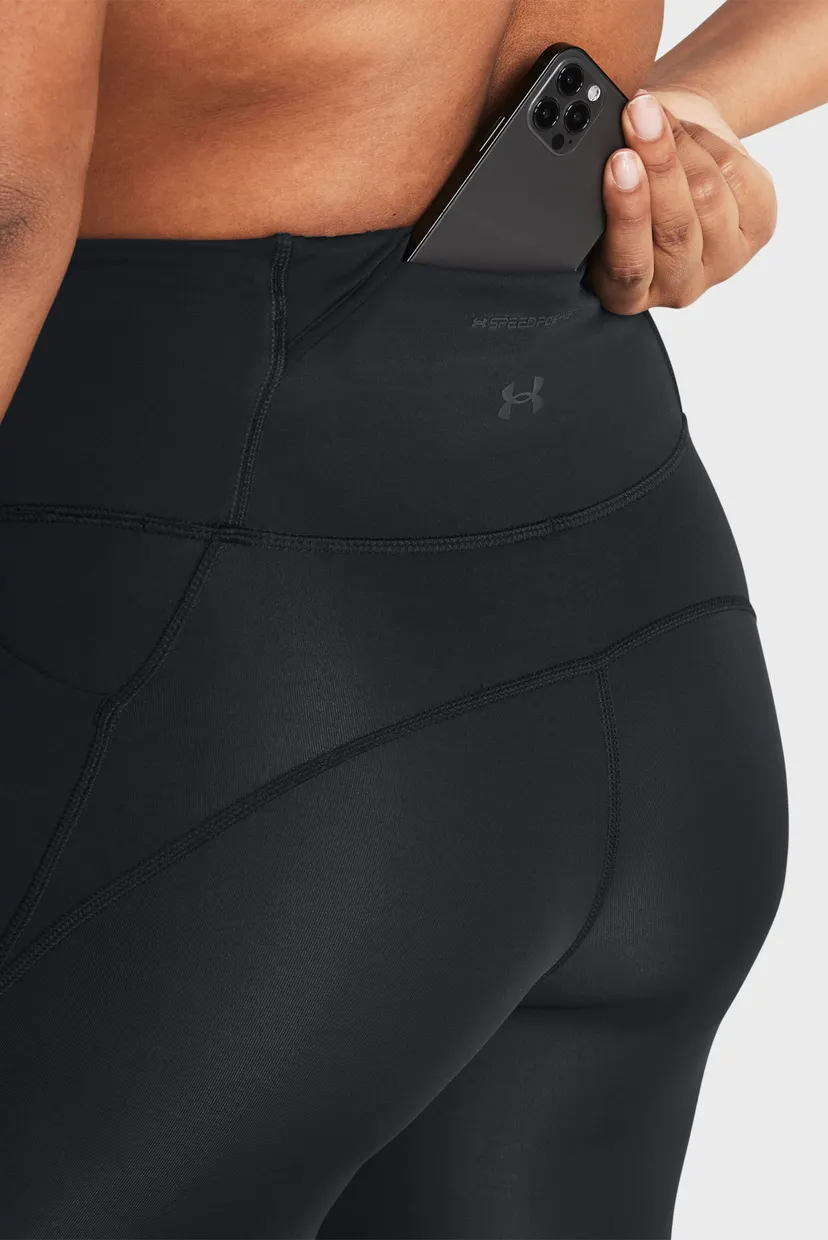 Жіночі чорні тайтси UA Launch Elite Ankle Tights 4
