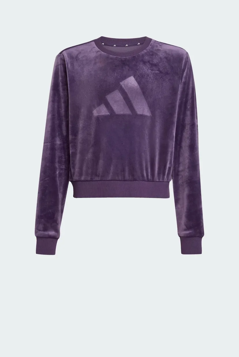 Дитячий фіолетовий світшот Girl Holiday Glam Cropped Kids 6