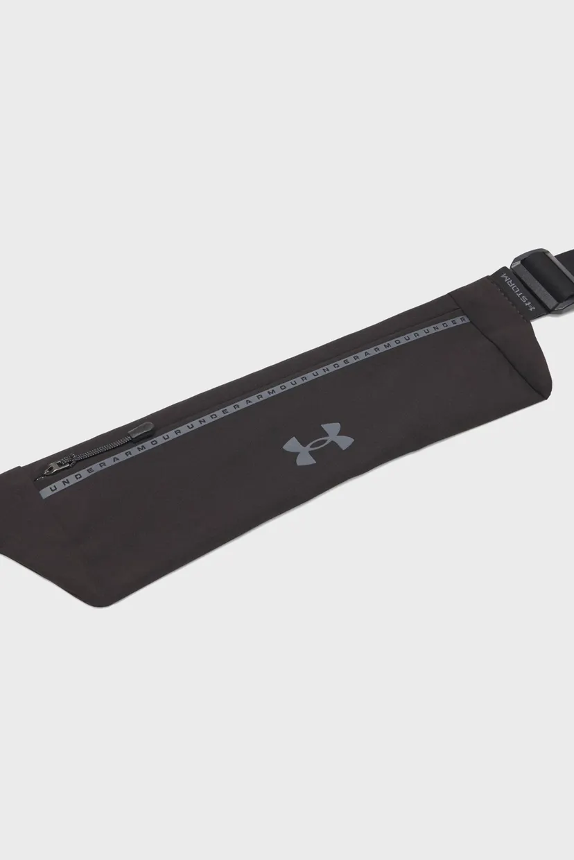 Черная поясная сумка UA Velociti Run Belt-BLK 3