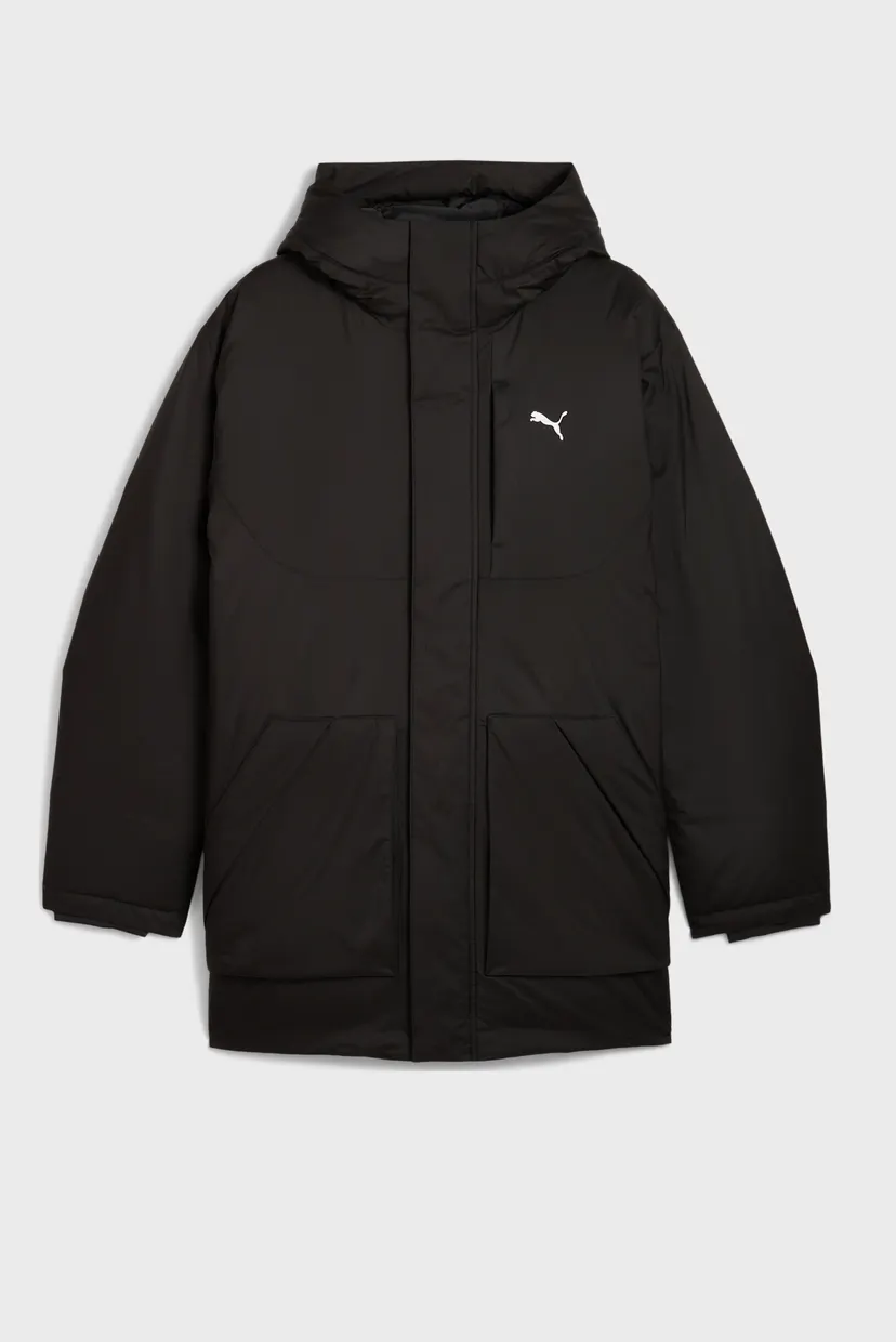 Мужская черная пуховая парка Hooded Down Parka Men 4