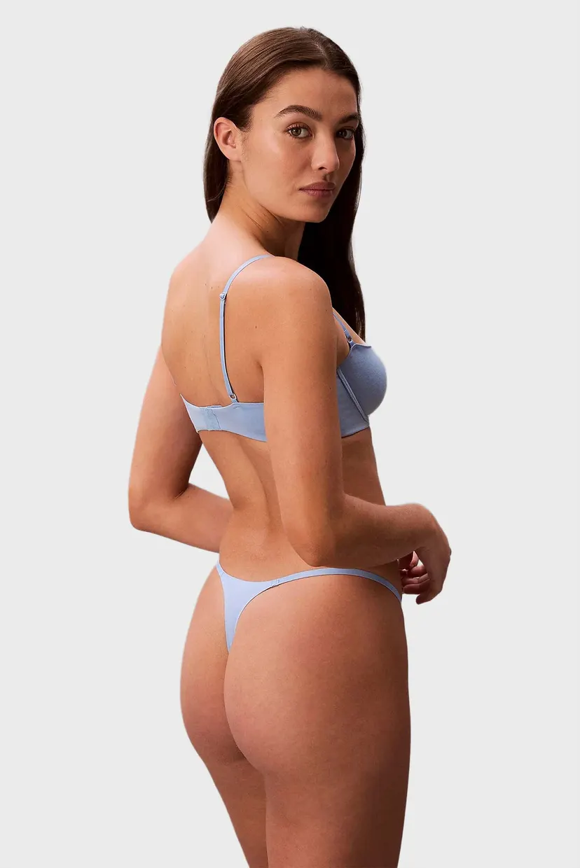 Женские голубые трусики STRING THONG 4
