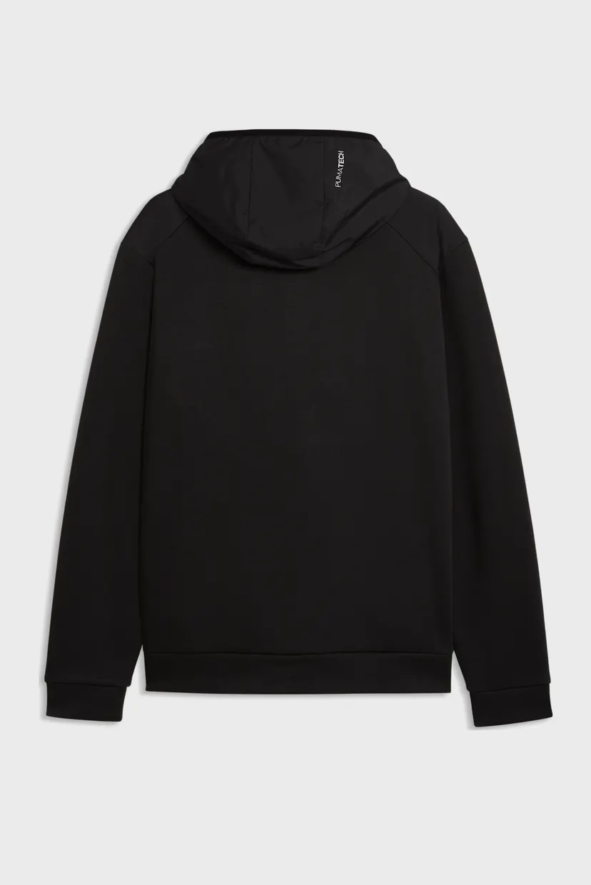 Чоловіче чорне худі PUMATECH Material Mix Full-Zip Hoodie Men 5