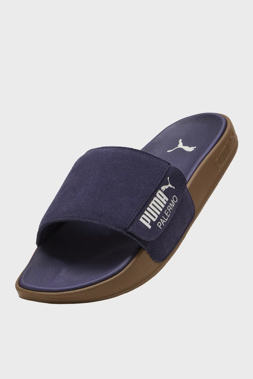 Темно-сині замшеві слайдери Leadcat 2.0 Palermo Foil Slides Unisex 5
