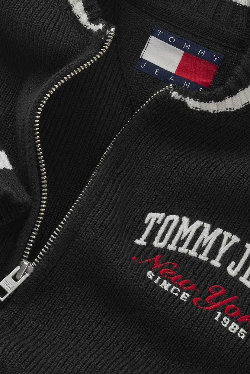 Чоловічий чорний кардиган TJM RLX VARSITY BASEBALL 5