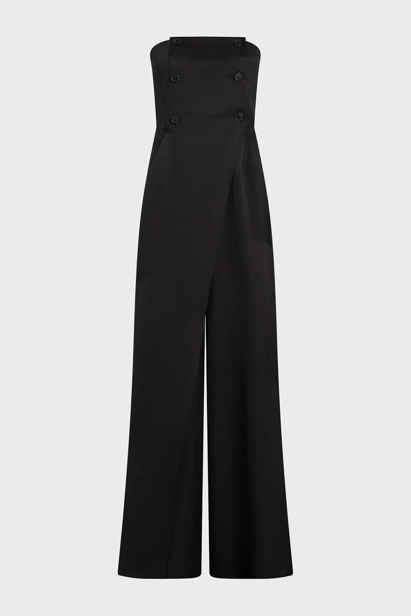 Женский черный комбинезон TAILORED 5