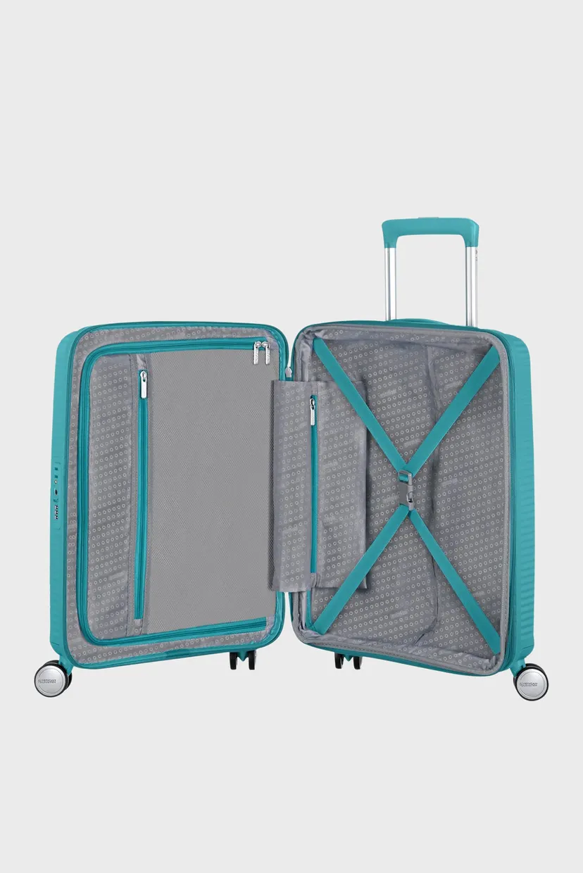 Бірюзова валіза 55 см SOUNDBOX TURQUOISE 6
