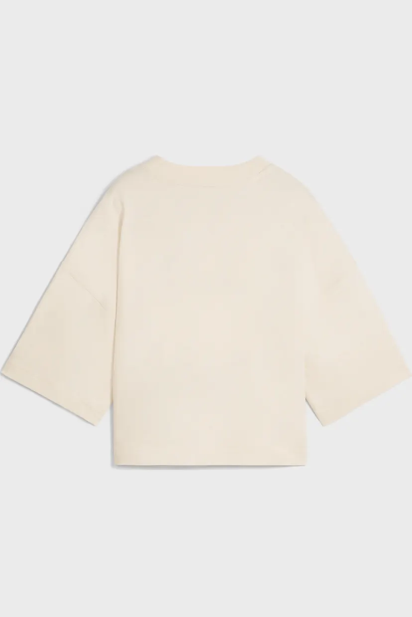 Жіноча бежева футболка Premium Essentials Oversized Graphic Tee Women 5
