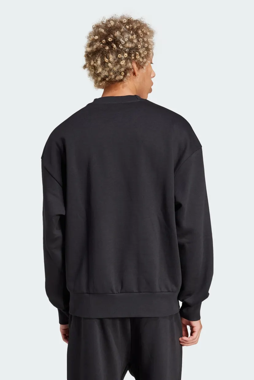 Мужской черный свитшот Essentials Loose Fit 3 Bar Logo 3