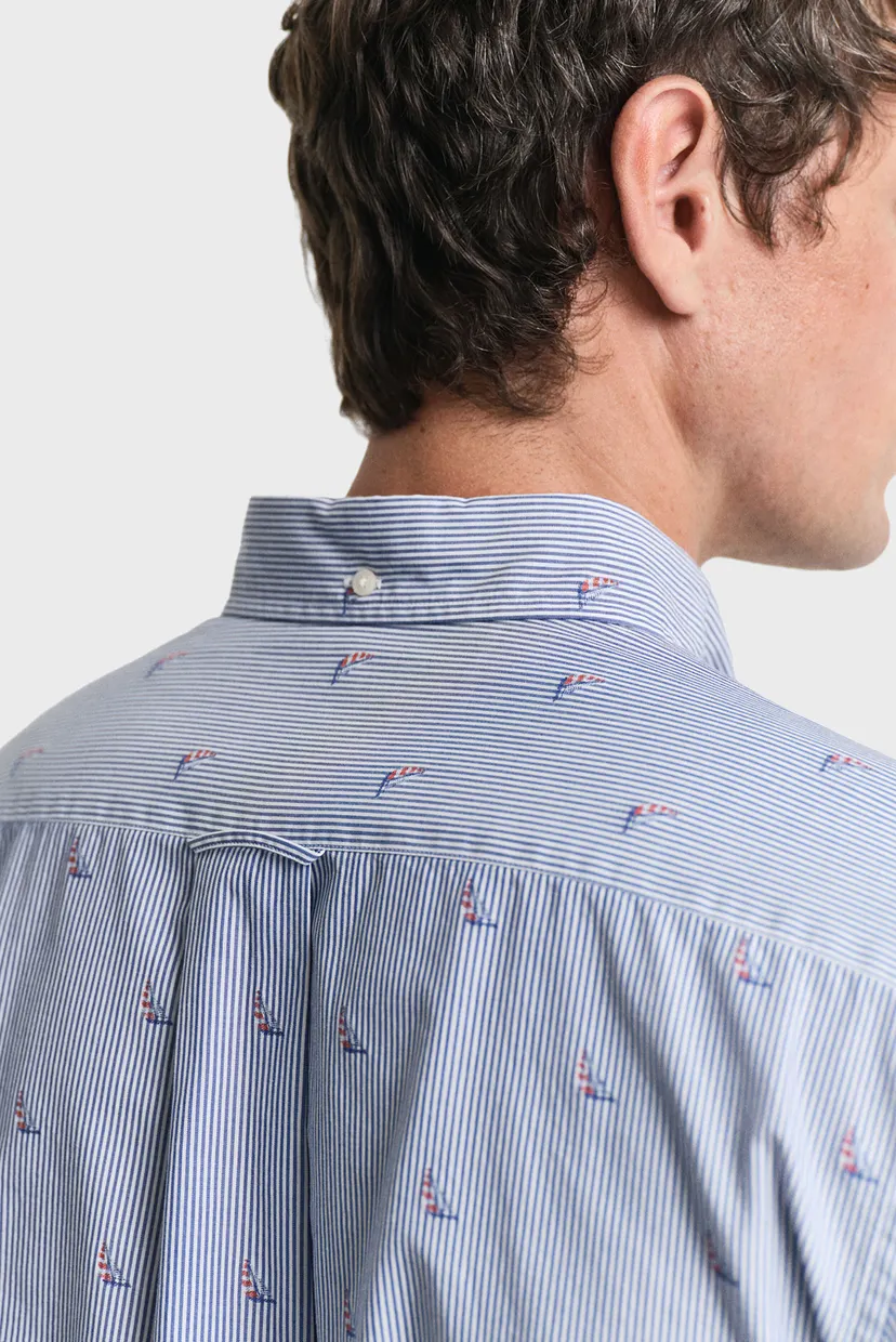 Чоловіча сорочка з візерунком REG SAILING FIL COUPE SHIRT 5