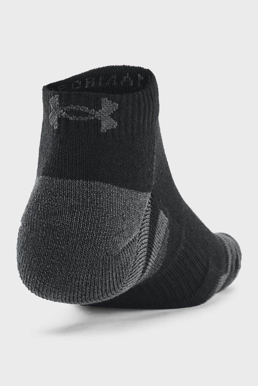 Черные носки (3 пары) UA Performance Tech 3pk Low 4