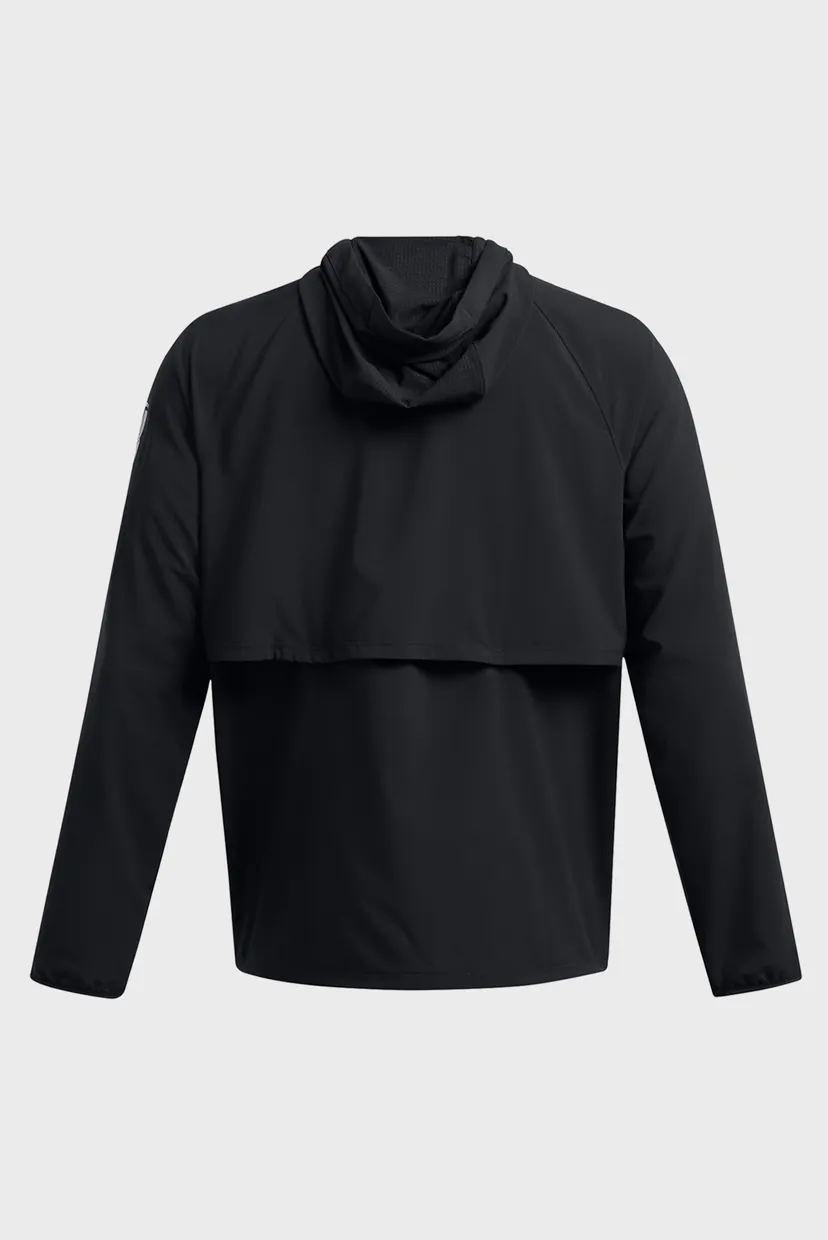 Чоловічий чорний анорак UA RUN ANYWHERE ANORAK 4