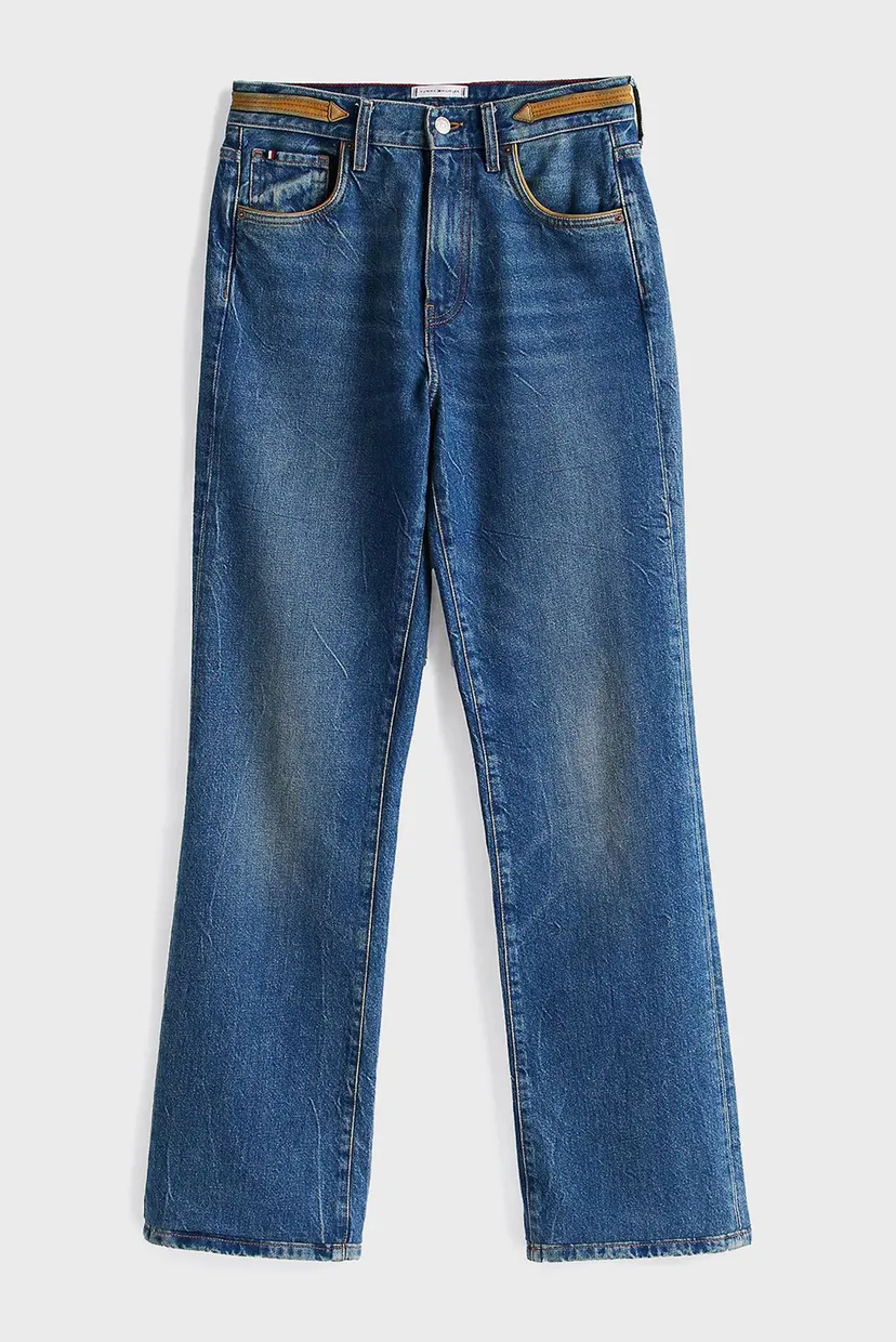 Жіночі сині джинси RELAXED BOOTCUT HW LEATHER BO 5