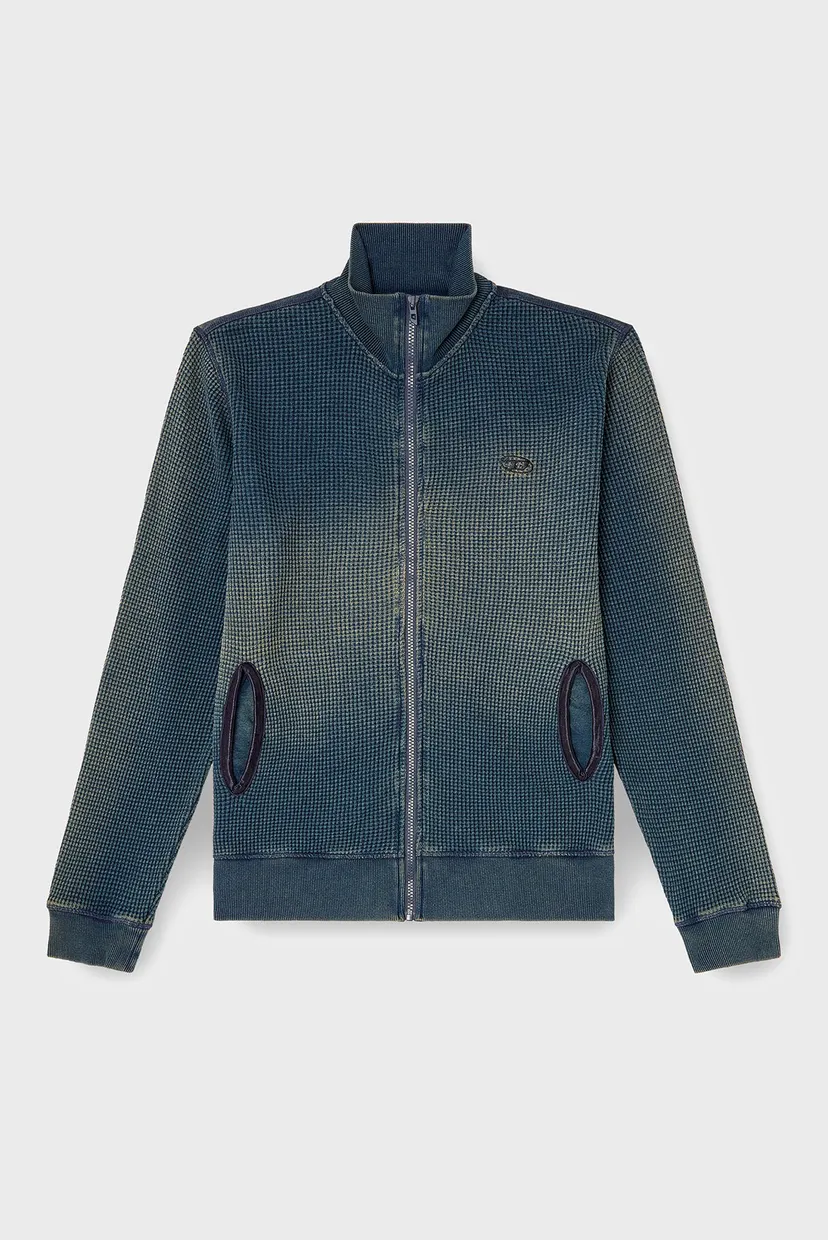 Мужская синяя спортивная кофта S-WAFY-ZIP 4