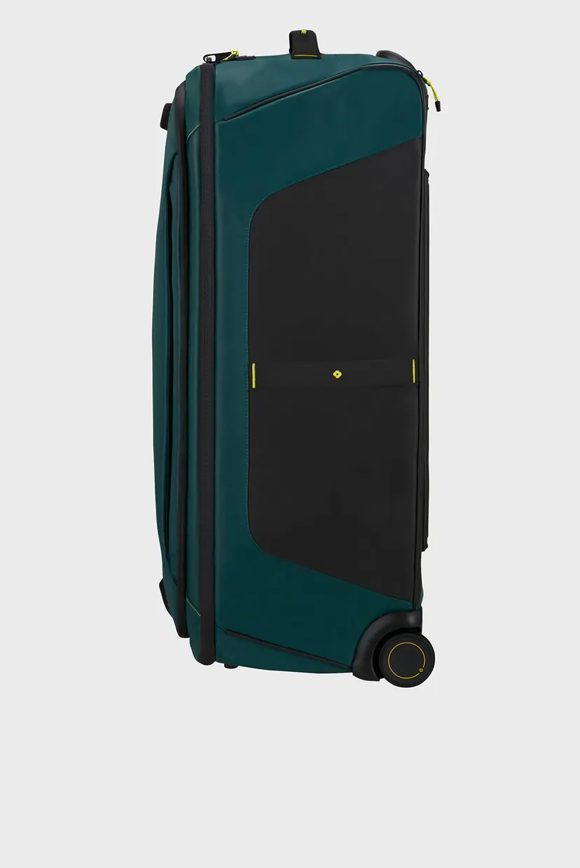 Темно-зелена валіза 79 см ECODIVER DARK TEAL/LIME 6