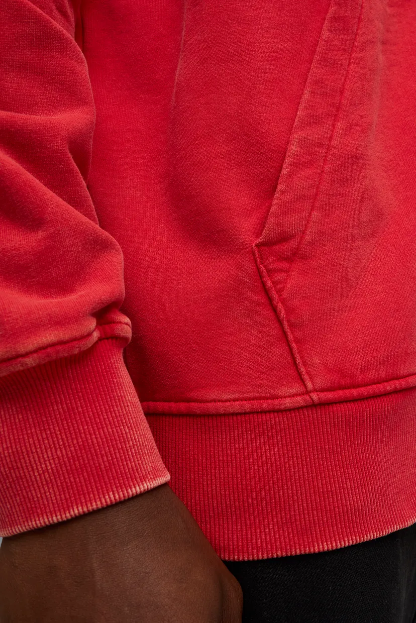Мужское красное худи Scuderia Ferrari Sportswear Hooded Sweat Jacket Men 5