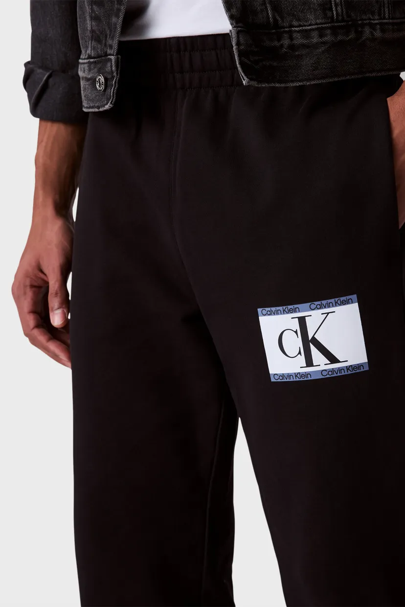 Мужские черные спортивные брюки 350TERRY 4