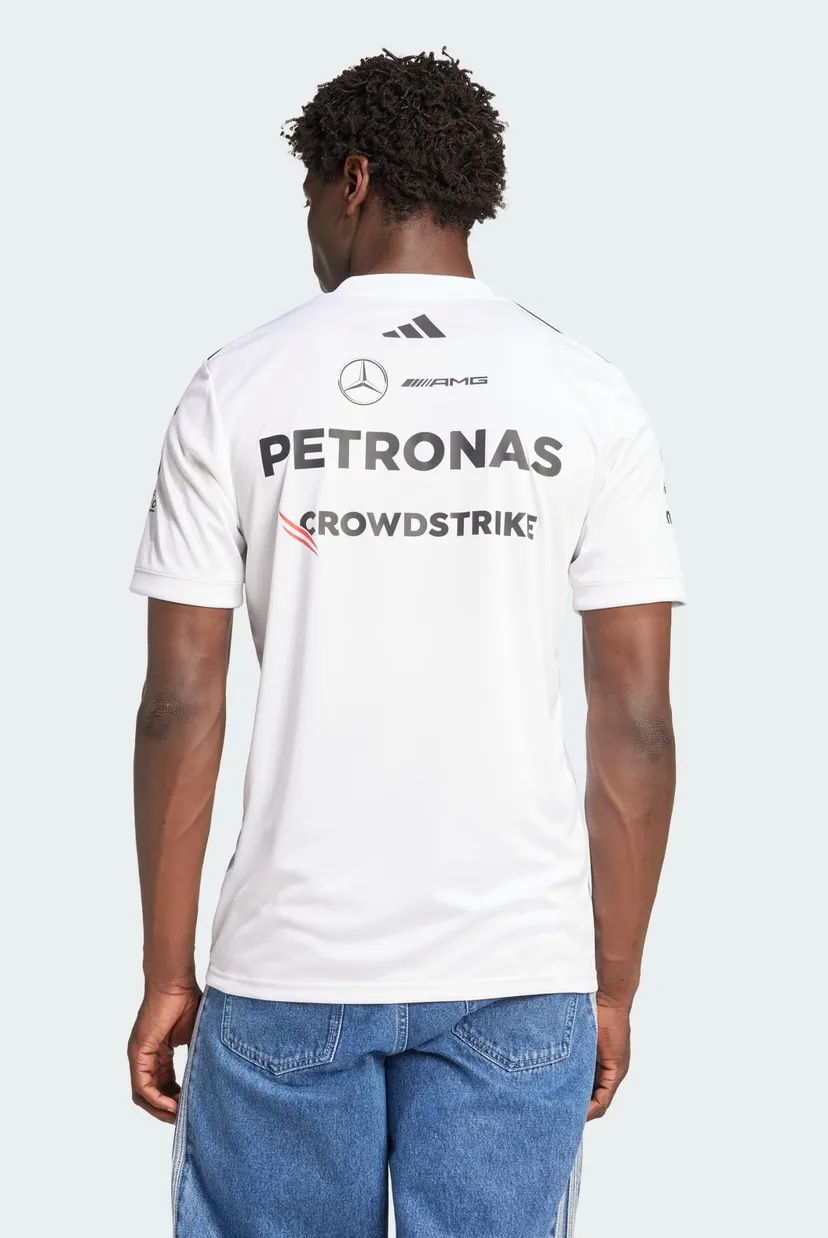 Мужская белая футболка Mercedes - AMG Petronas Formula One Team Driver 3