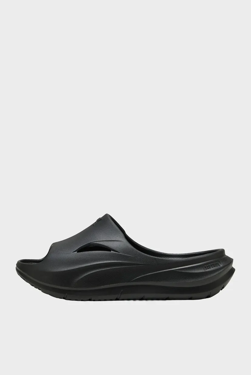 Черные слайдеры SOFTRIDE ZeroG Slides Unisex 3