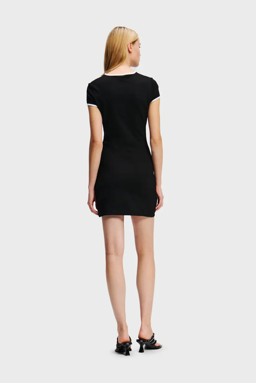 Жіноча чорна сукня cap sleeve milano 3