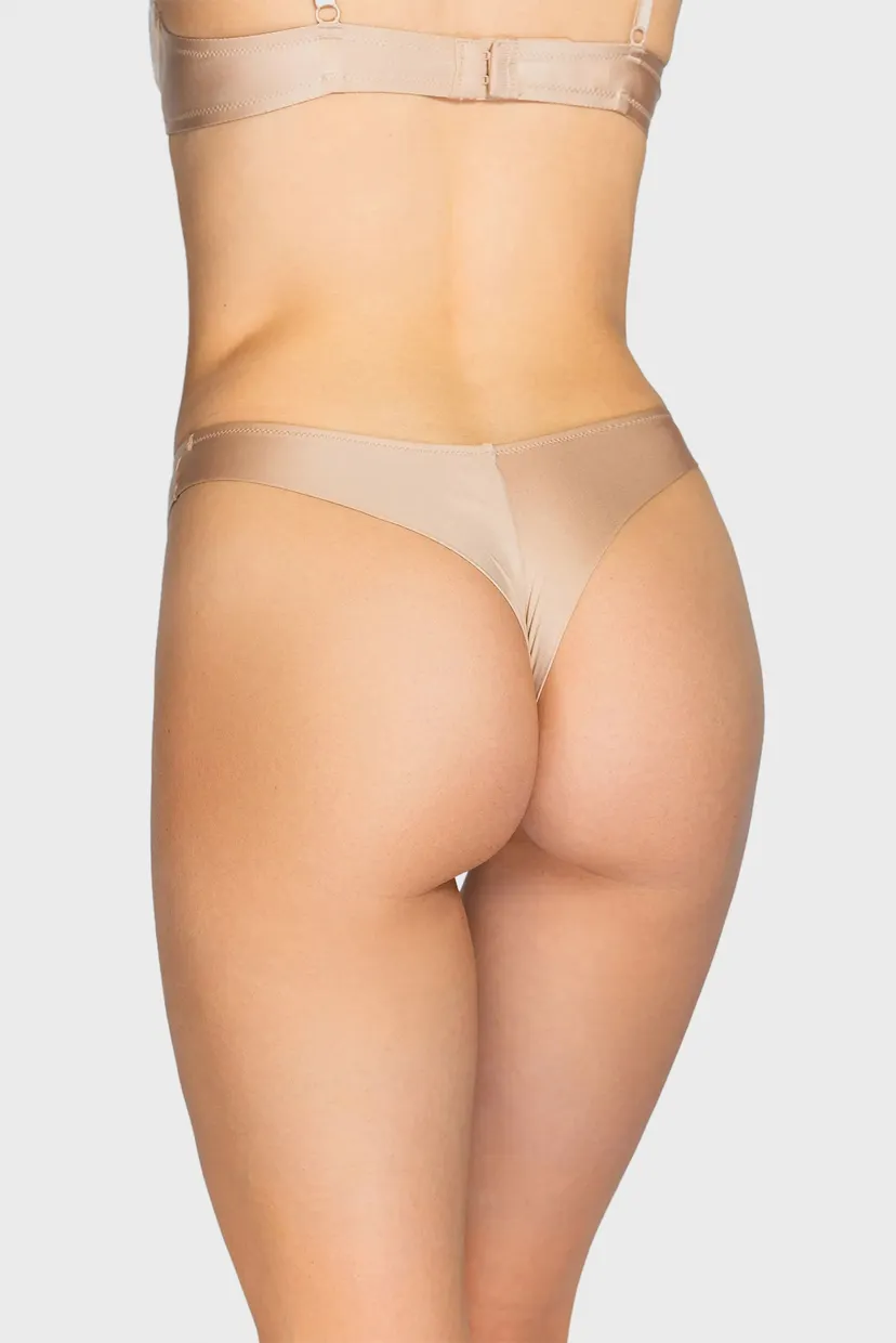 Жіночі бежеві трусики 4