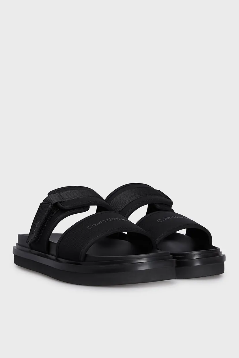 Мужские черные слайдеры DOUBLE BAR SANDAL 3