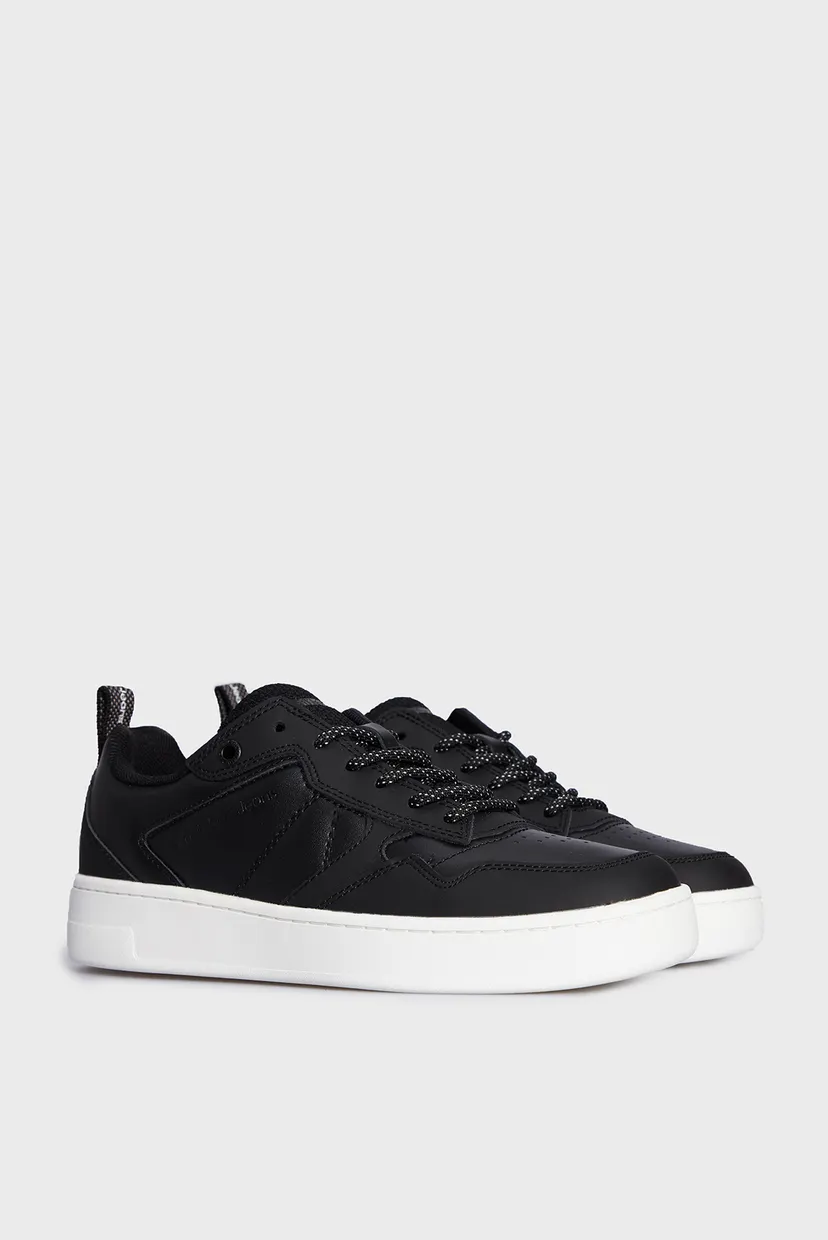 Жіночі чорні шкіряні снікерcи BASKET CUPSOLE LACEUP HIKING WN 3