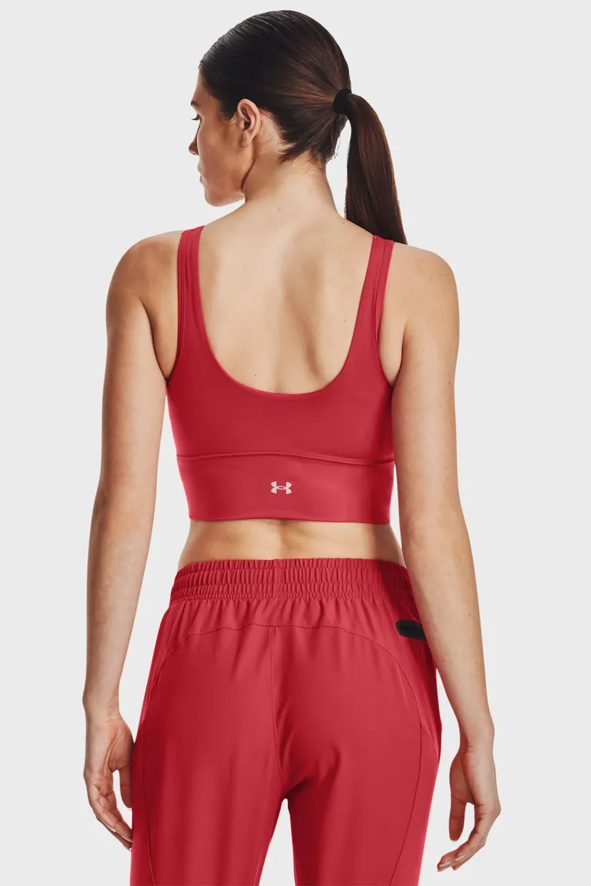 Женский красный топ Meridian Fitted Crop Tank 3