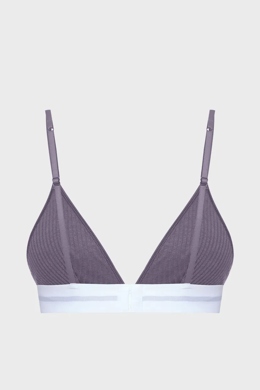 Женский синий бюстгальтер UNLINED TRIANGLE 5