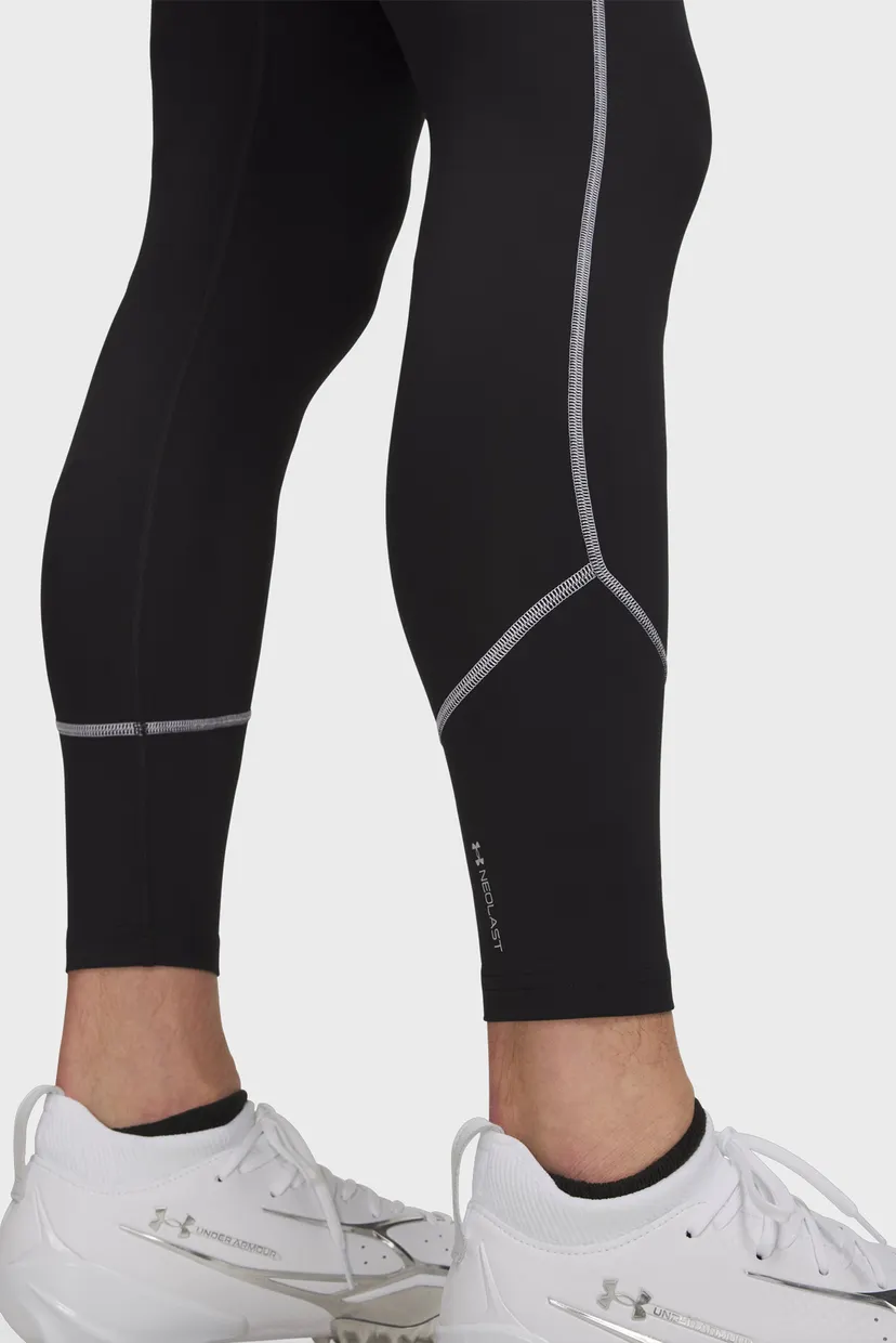 Чоловічі чорні тайтси UA HG Elite Leggings-BLK 4