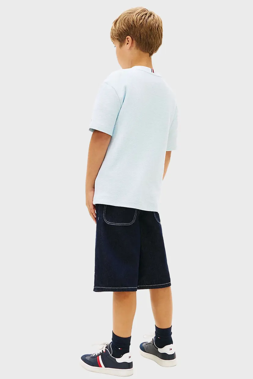 Детская голубая футболка SCRIPT JERSEY 3