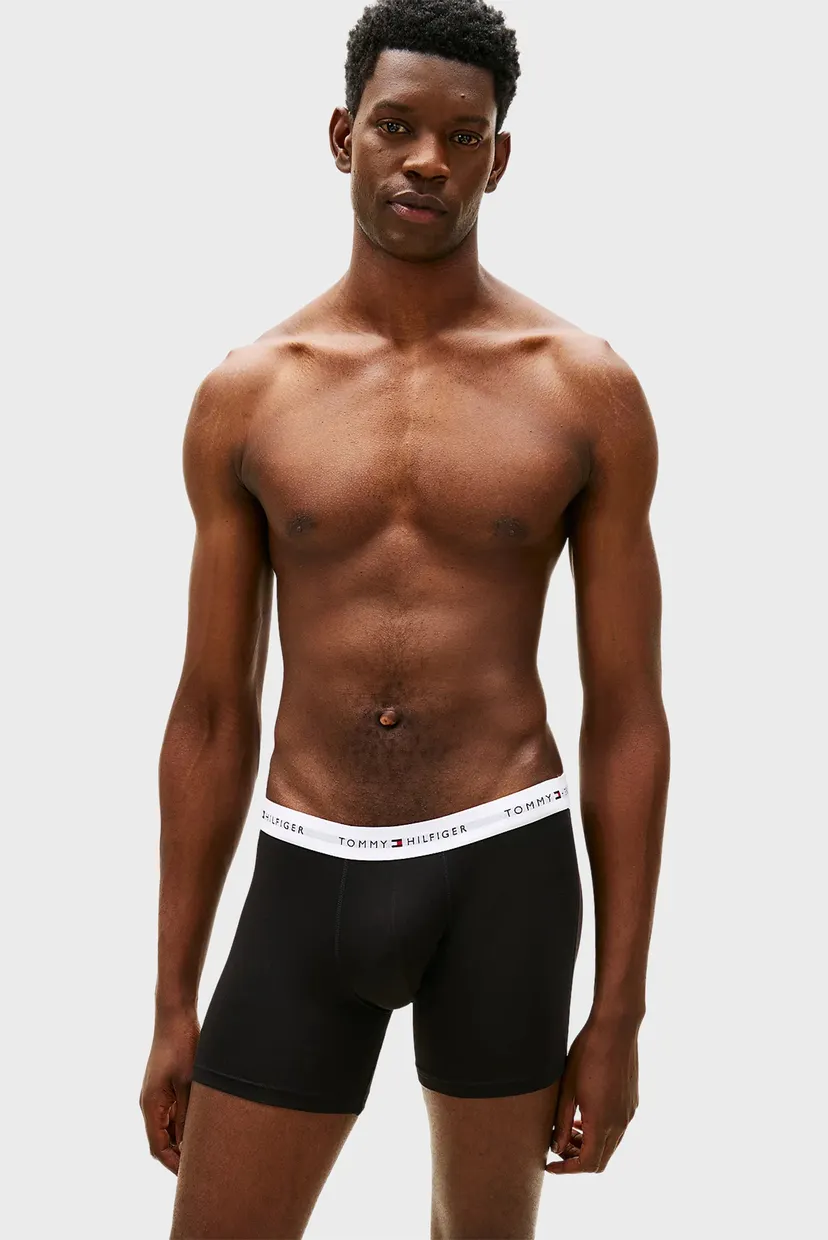 Мужские черные боксеры (3 шт) 4
