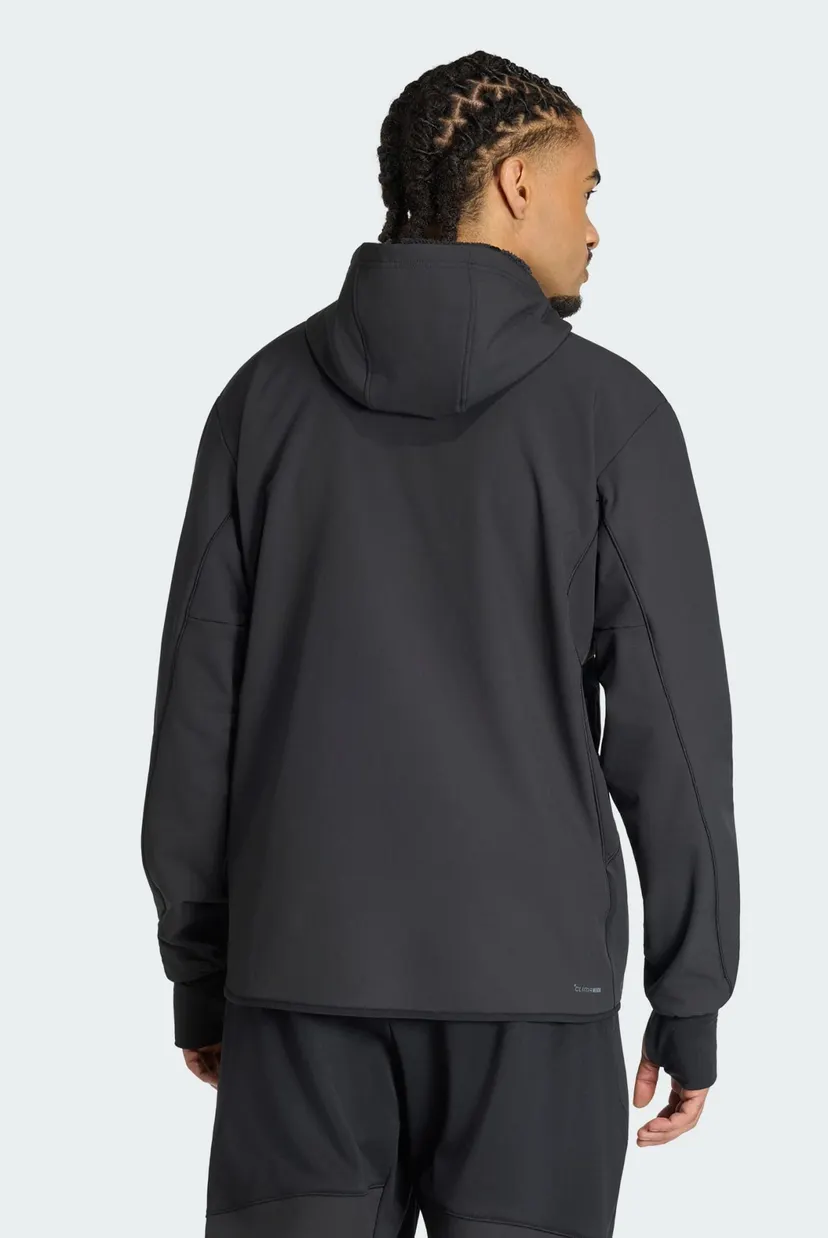 Чоловіча чорна вітровка D4T CLIMAWARM FULL-ZIP 3