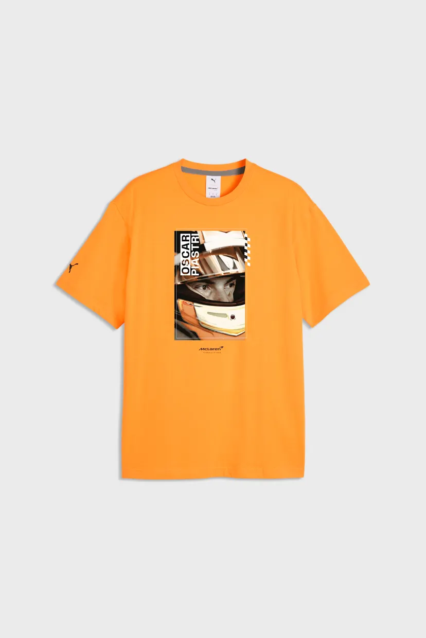 Помаранчева футболка McLAREN MASTERCARD F1 TEAM Piastri Tee Unisex (унісекс) 5