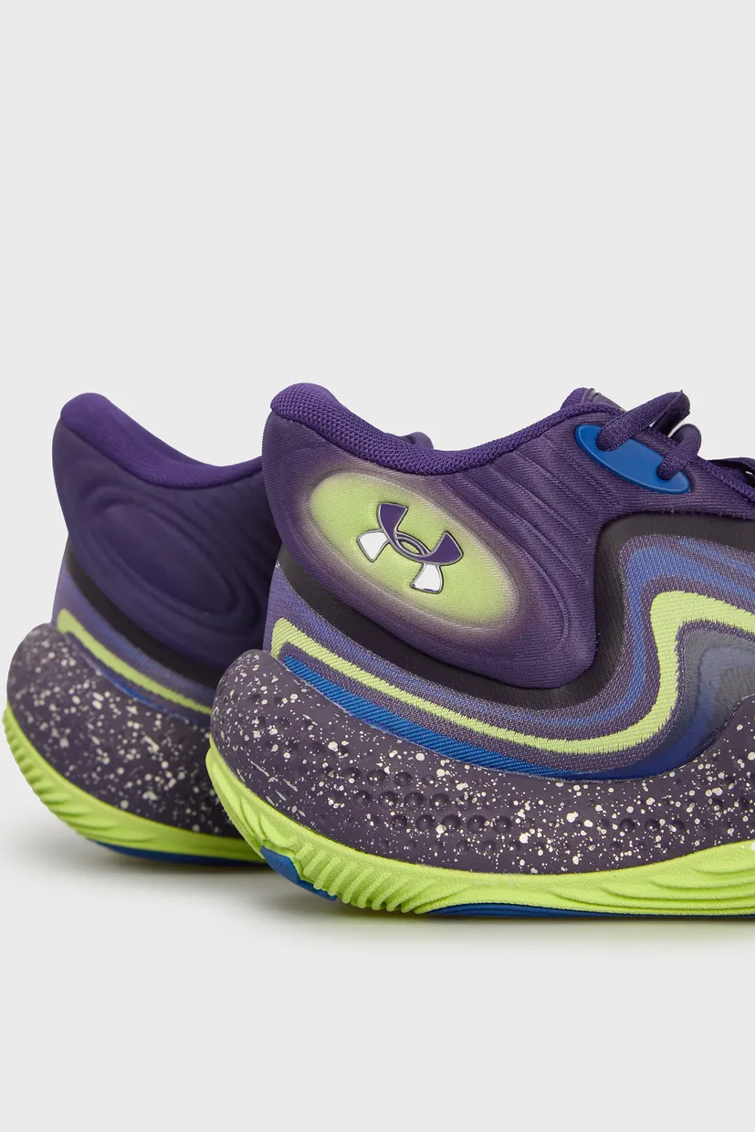 Фиолетовые кроссовки UA Spawn 6 Mid SOS Under Armour 3028337-500