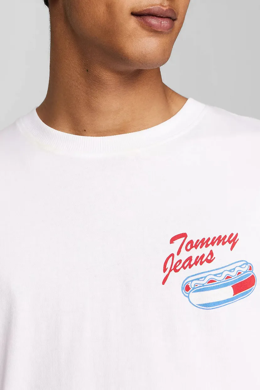 Чоловіча біла футболка TJM REG UNISEX FUN NOVELTY TEE 4