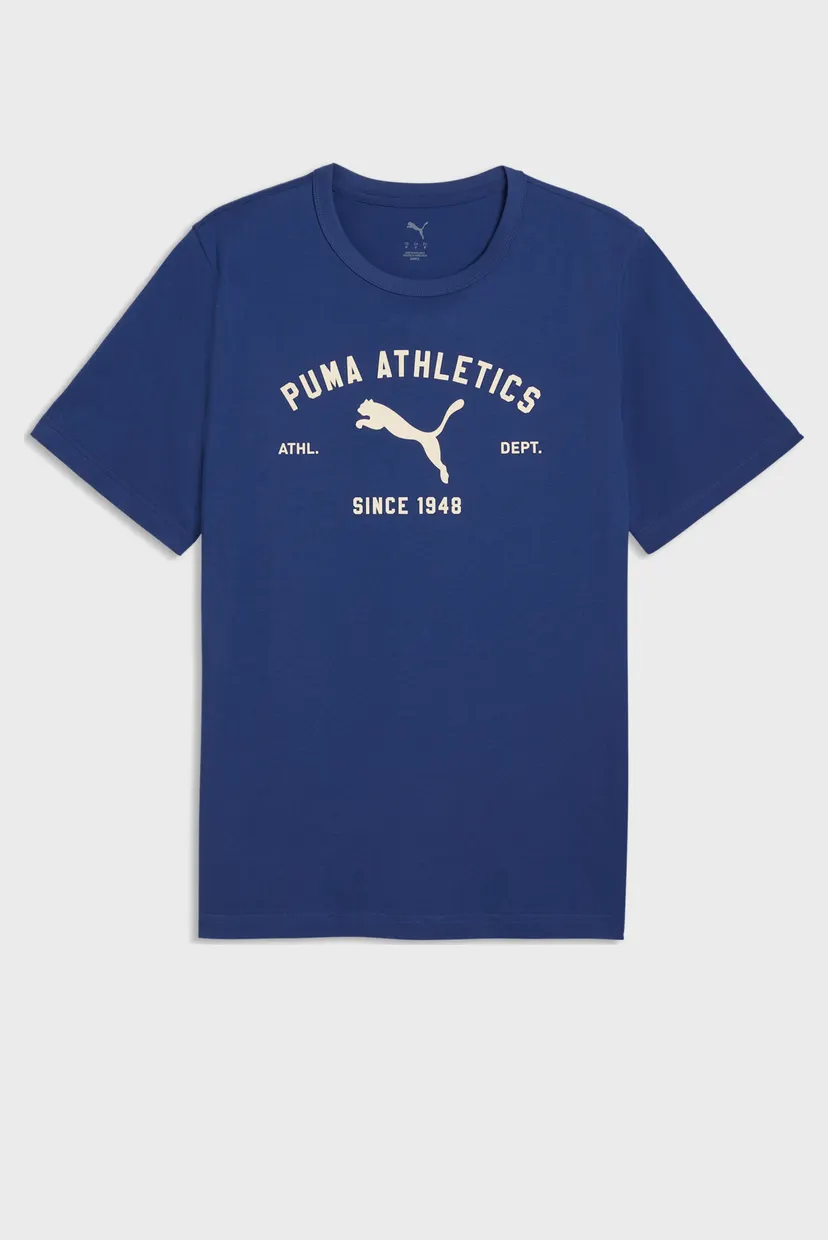 Чоловіча синя футболка PUMA Class Graphic Tee Men 4