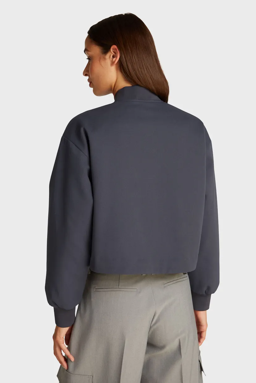 Жіночий синій бомбер SHORT BOMBER JACKET 3