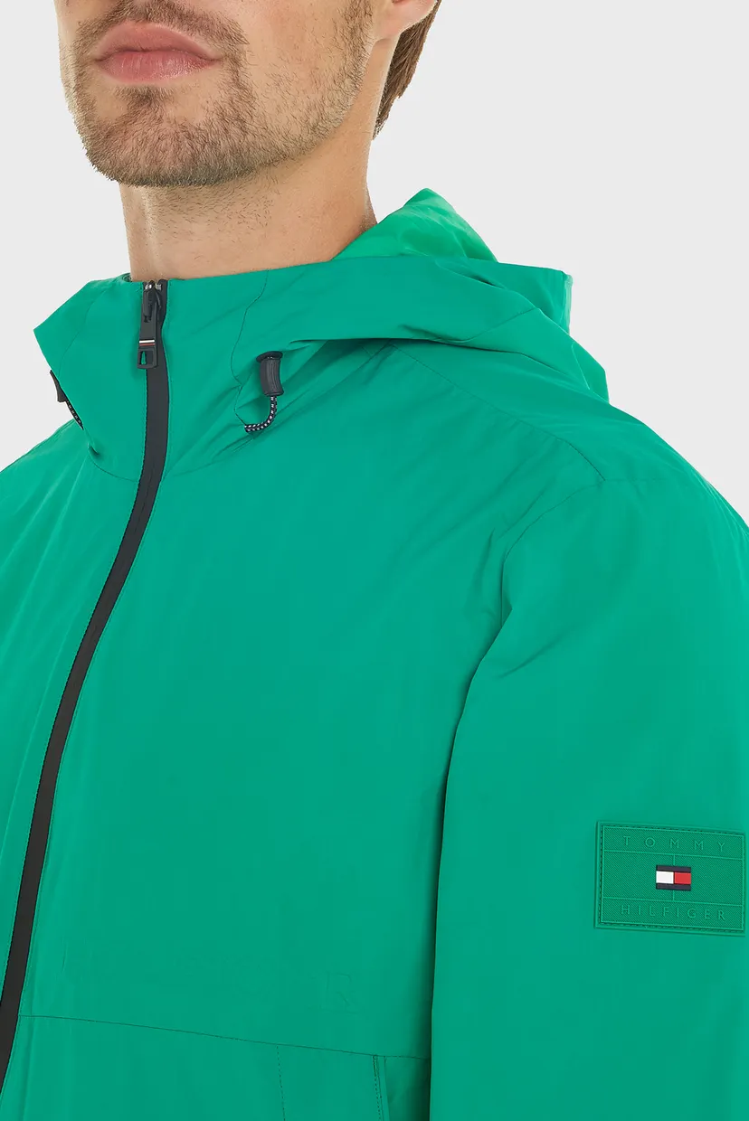 Мужская зеленая ветровка PORTLAND HOODED JACKET 3