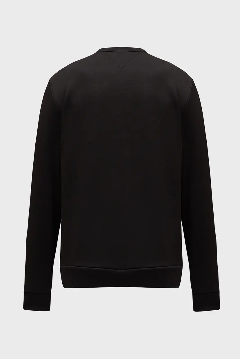 Мужской черный свитшот ESSENTIAL INTECHNO CREWNECK 6