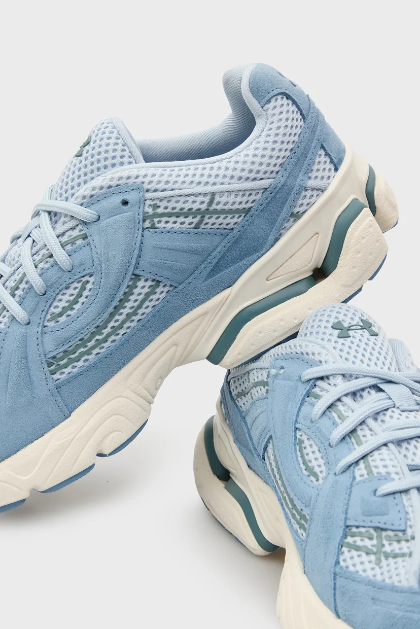 Голубые замшевые кроссовки Sola MS Under Armour 6009155-453 — MD