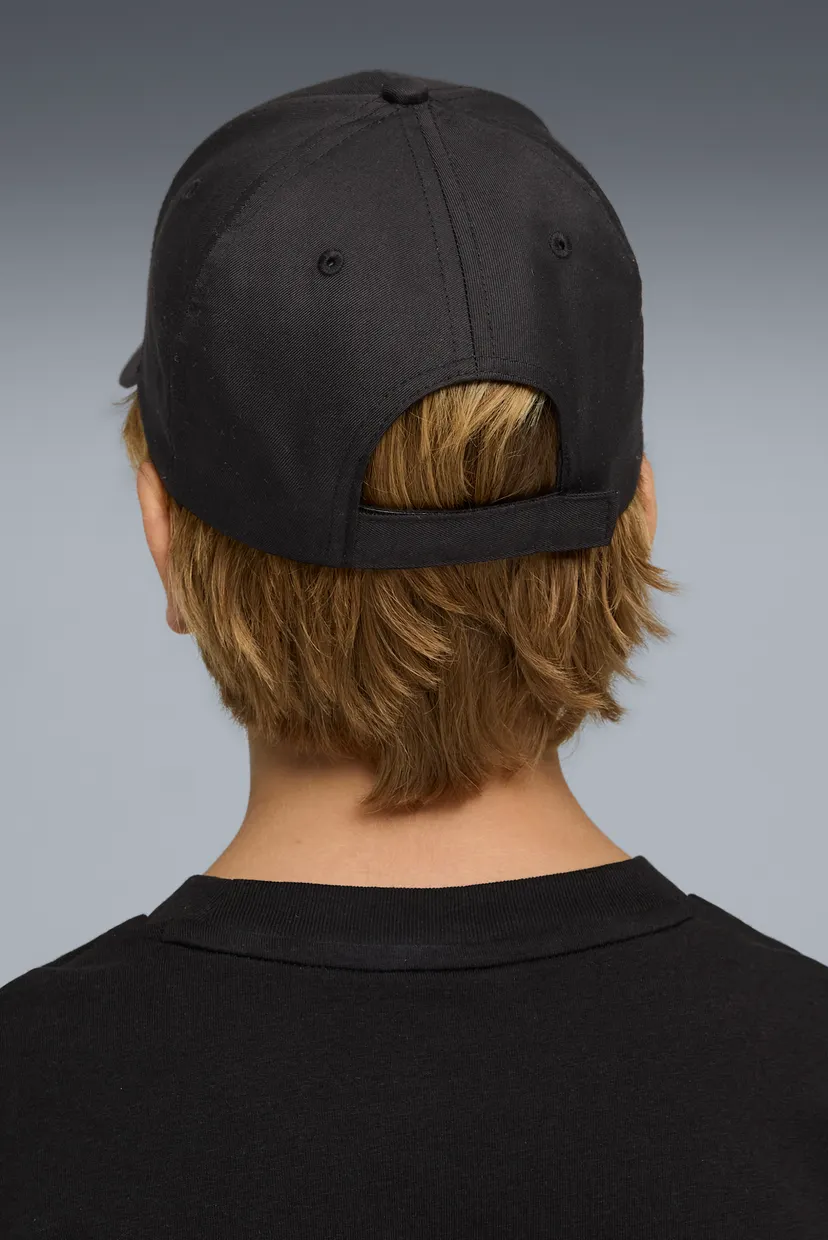 Дитяча чорна кепка Essentials Metal PUMA Cat Baseball Cap Youth 4