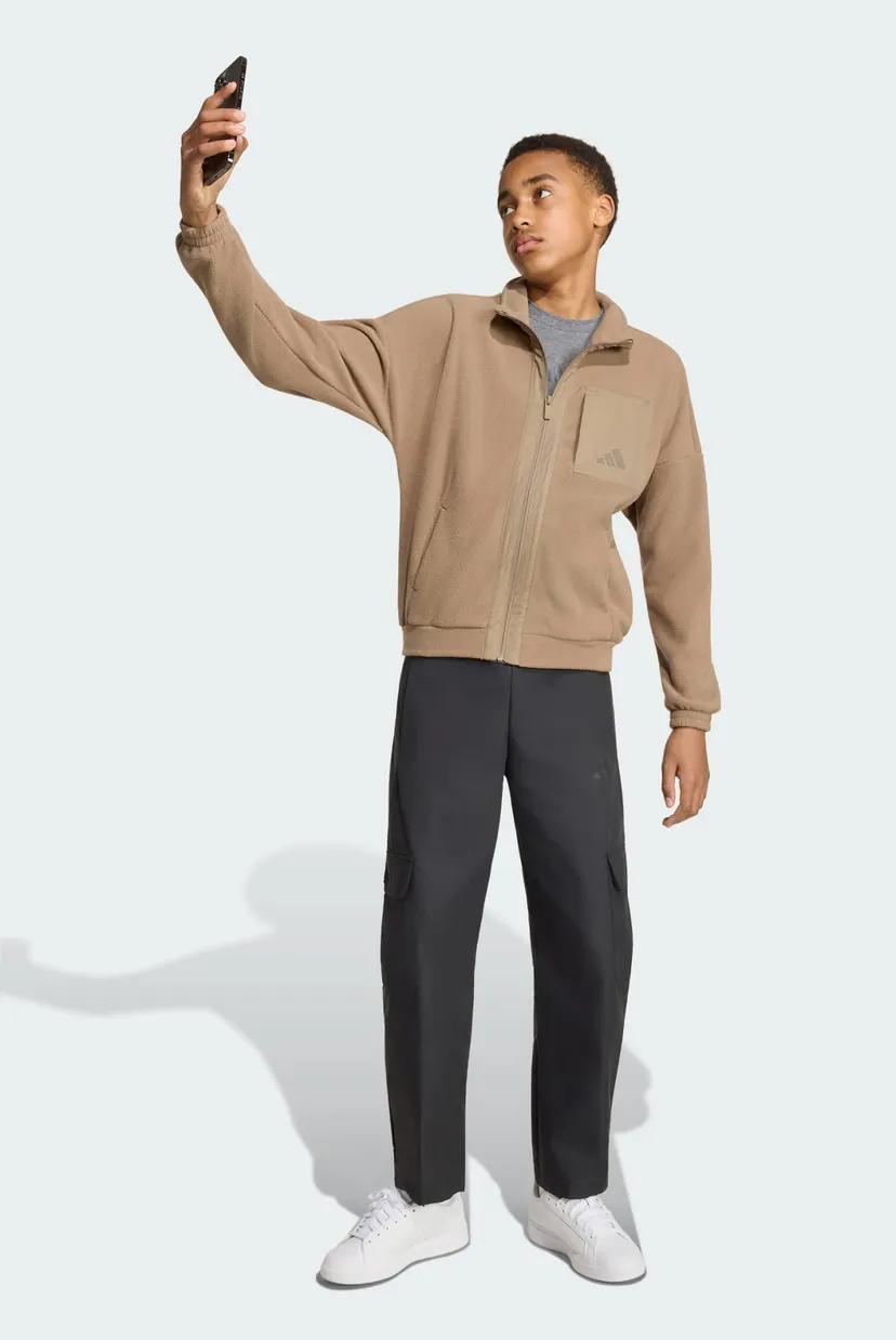 Детская бежевая спортивная кофта FUTURE ICONS FULL ZIP FLEECE 7