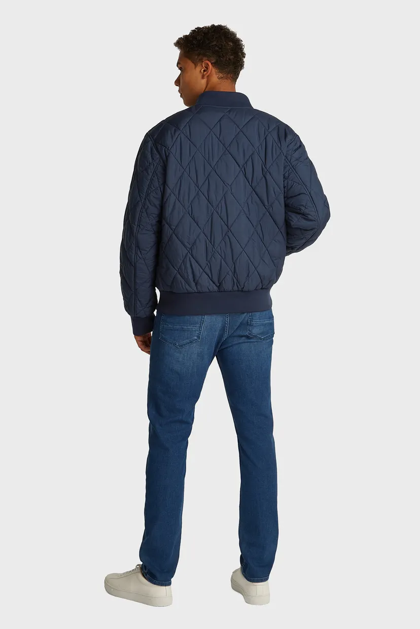 Чоловічий темно-синій бомбер TJM QUILTED BOMBER 3