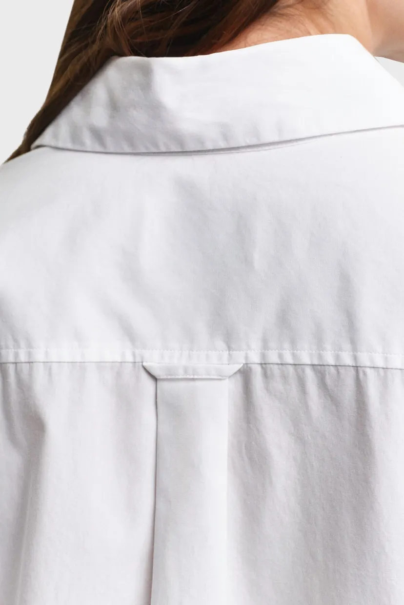 Жіноча біла сорочка REL VOLUME SLEEVE POPLIN 5