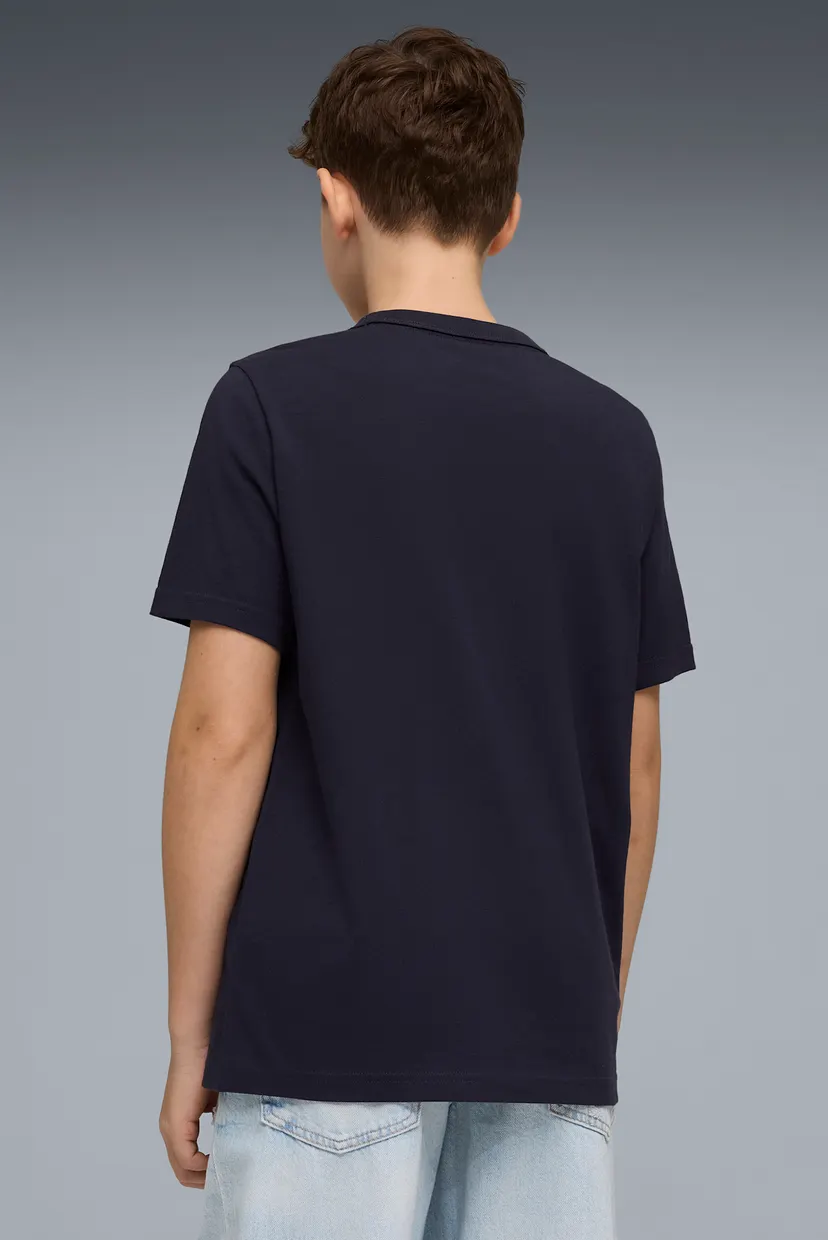 Детская темно-синяя футболка PUMA Class Graphic Tee Youth 3