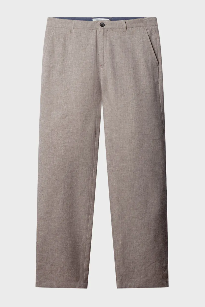 Мужские бежевые брюки comfort slim fit 7