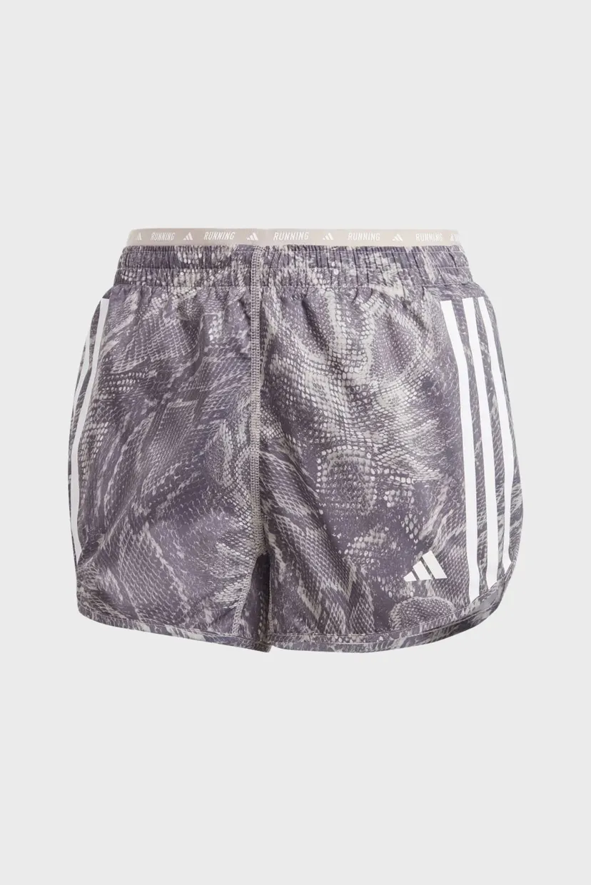 Женские серые шорты с узором Own the Run Excite Allover Print AEROREADY 6