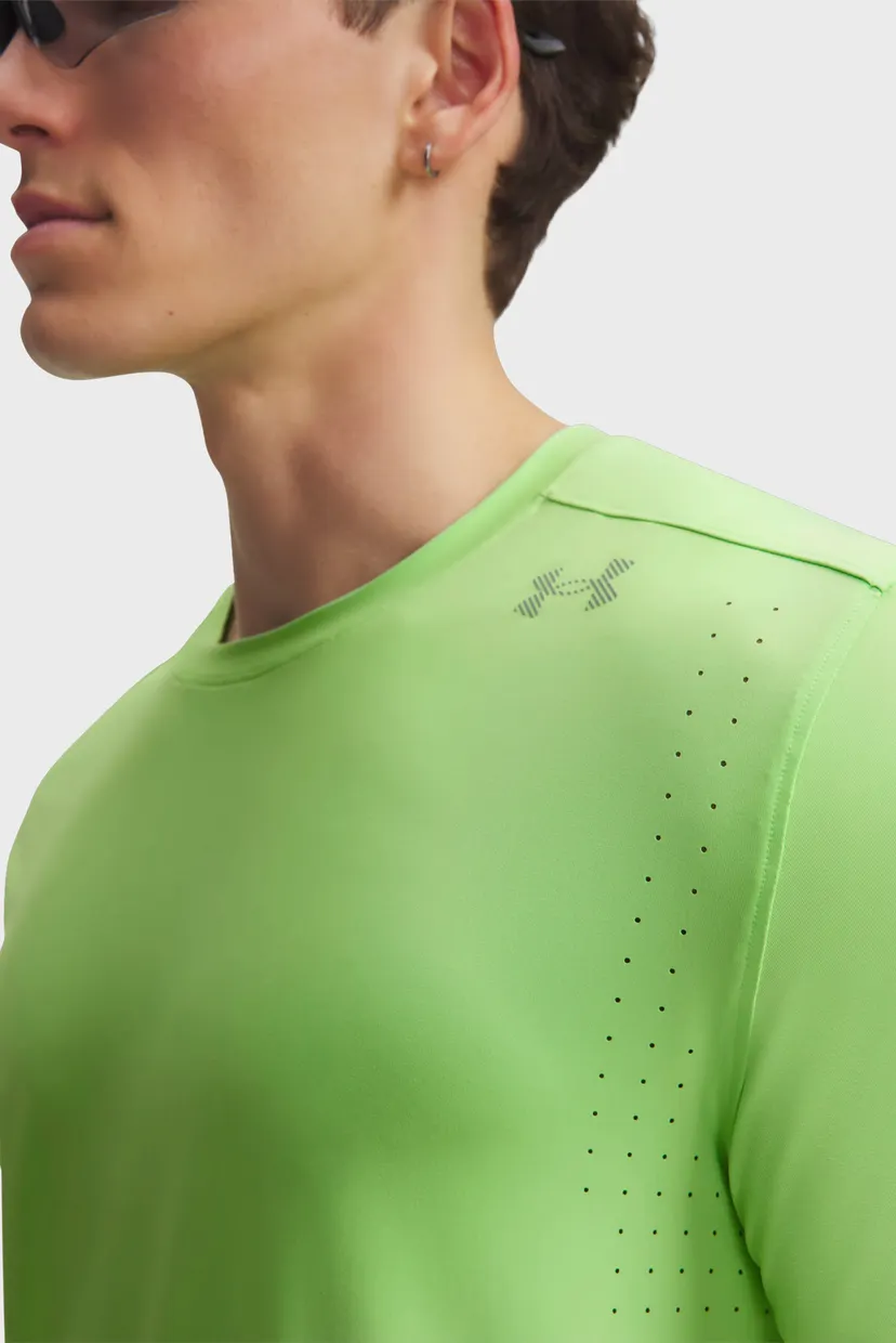 Мужская салатовая футболка UA Velociti Pro Shortsleeve 3