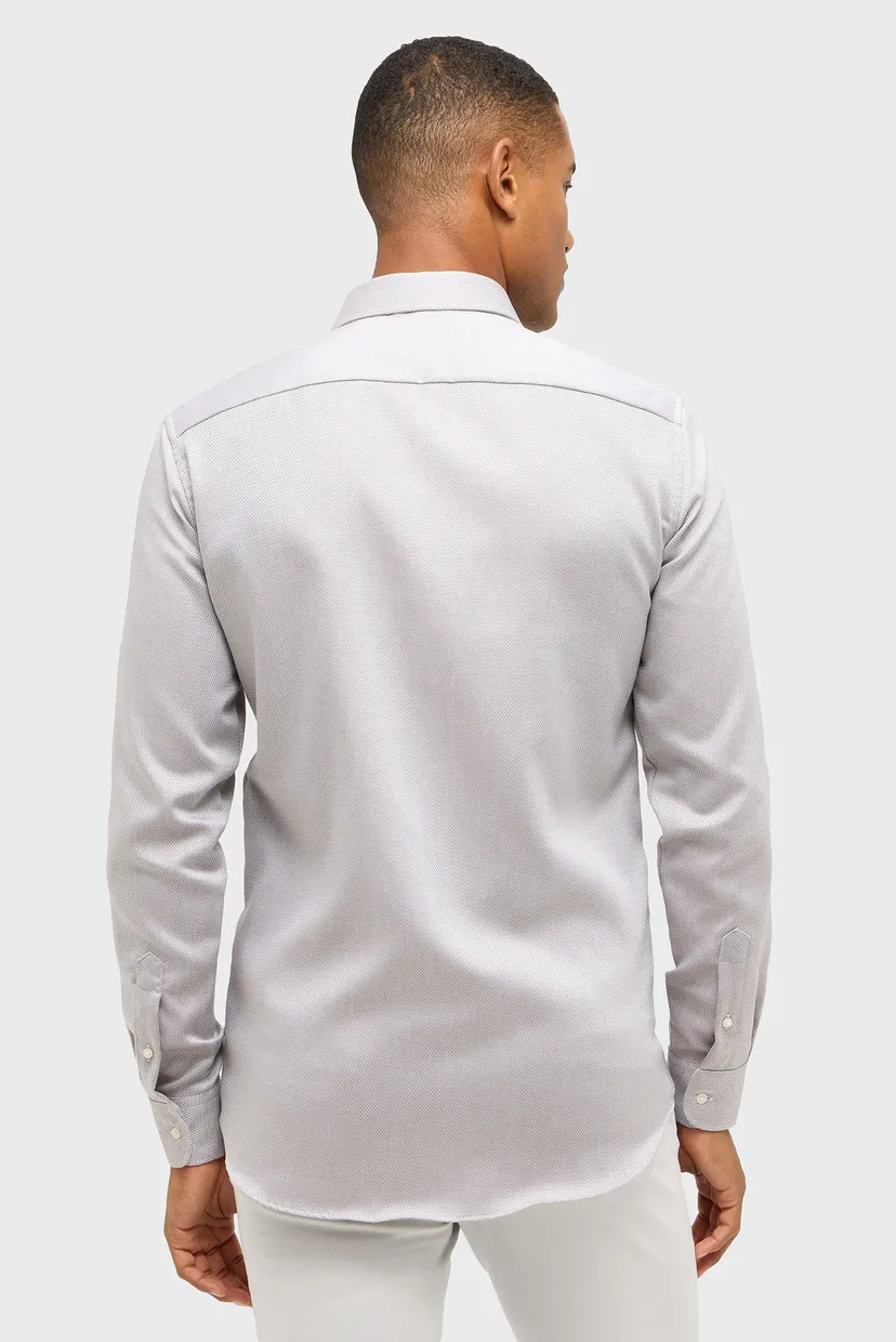 Чоловіча сіра сорочка SLIM FIT 3