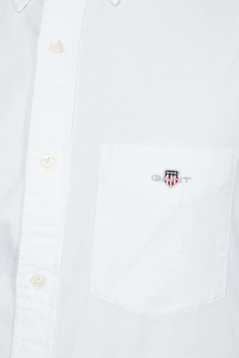 Мужская белая рубашка REG OXFORD SHIRT 5
